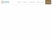 Tablet Screenshot of premiershowcase.com
